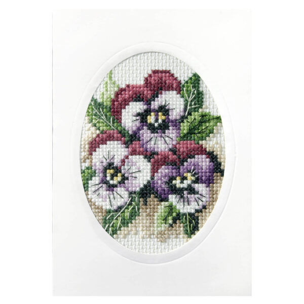 Pre-printed Cross Stitch Greetings Card Kits - Orchidea - Image 8