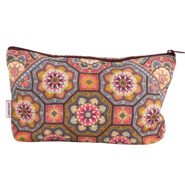 Zip Up Project Bag - Persian Tiles - Emma Ball