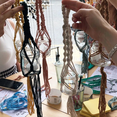 Macramé Hanging Garden Lights Workshop - Sunday 3 May 2026 (2-4pm) Ilkley