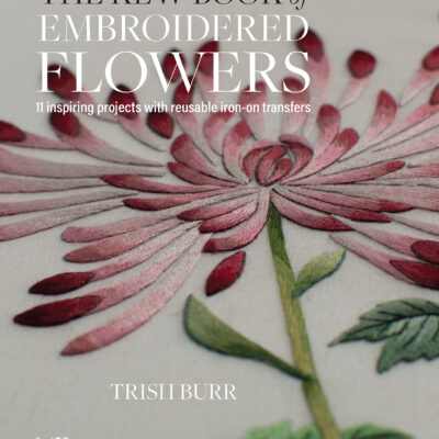 embroidered flowers, kew gardens,