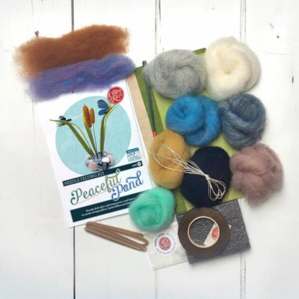 Peaceful Pond - Needle Felting Kit - Crafty Kit Company - Image 3