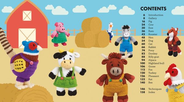 Knitted Farm Friends by Sarah Keen - Image 3