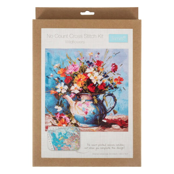 Wildflowers - Printed Cross Stitch Kit