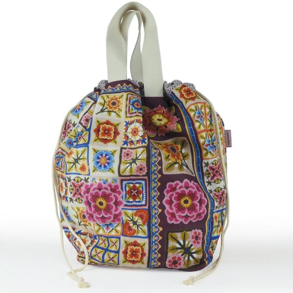 Spirit of Flora - Large Drawstring Project Bag - Emma Ball