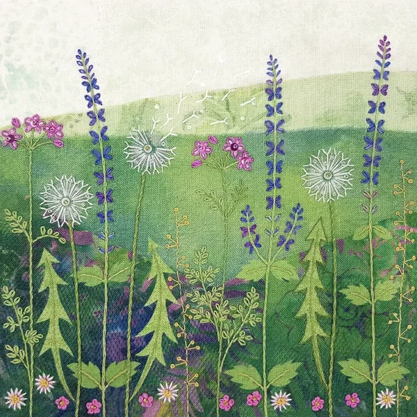 Dandelion Clocks - Embroidery Kit - Beaks and Bobbins