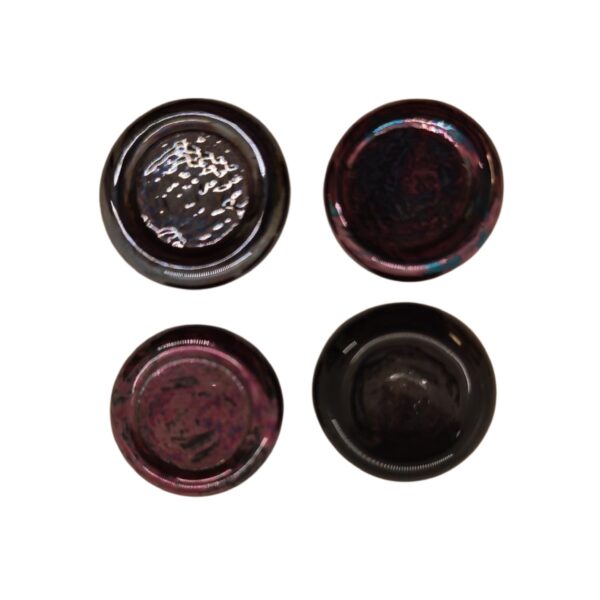 Lionel Nichols - Vintage Glass Indent Disk Buttons