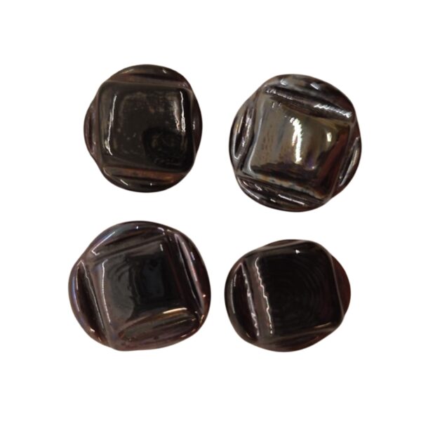 Lionel Nichols - Vintage Glass Pressed Cube Buttons