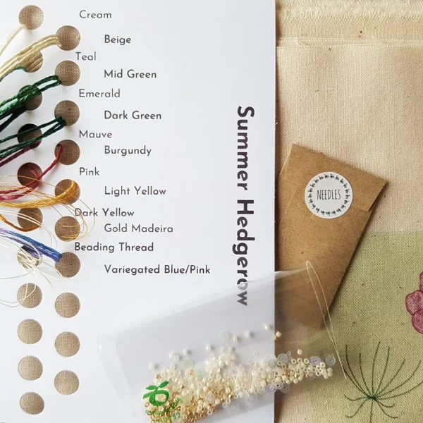 Summer Hedgerow - Embroidery Kit - Beaks and Bobbins - Image 2