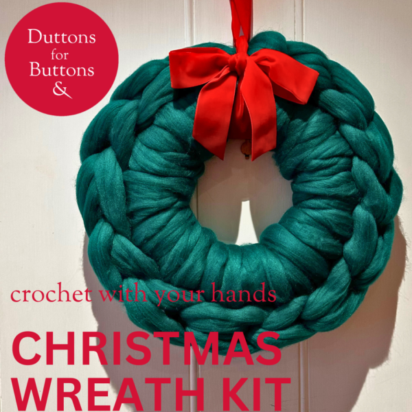 Christmas Wreath Kit - Duttons for Buttons Exclusive