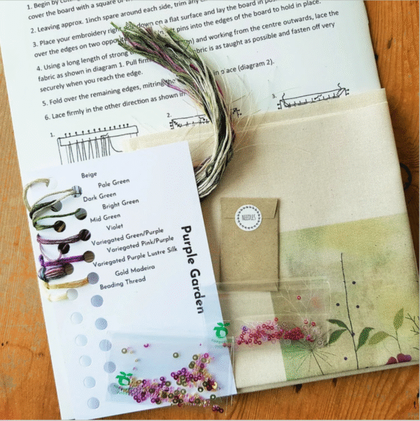 Embroidery Workshop - 'Purple Garden' with designer Amy Butcher - Saturday 4 October (10am - 4pm) York - Image 4