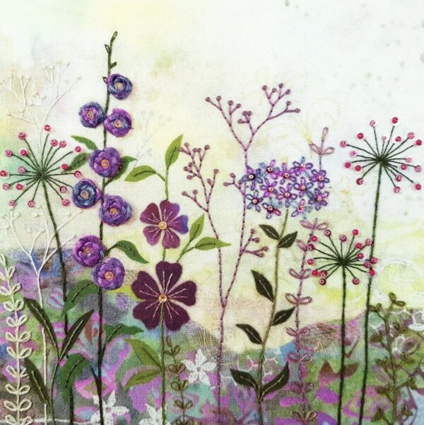 Embroidery Workshop - 'Purple Garden' with designer Amy Butcher - Saturday 4 October (10am - 4pm) York