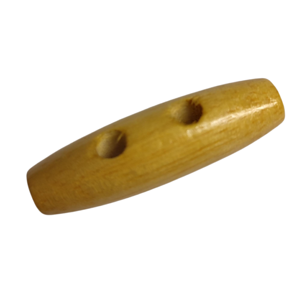 Wooden 2-Hole Toggle Button