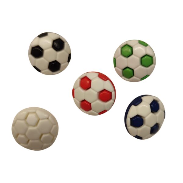 Football Novelty Buttons 16mm – Various Colours