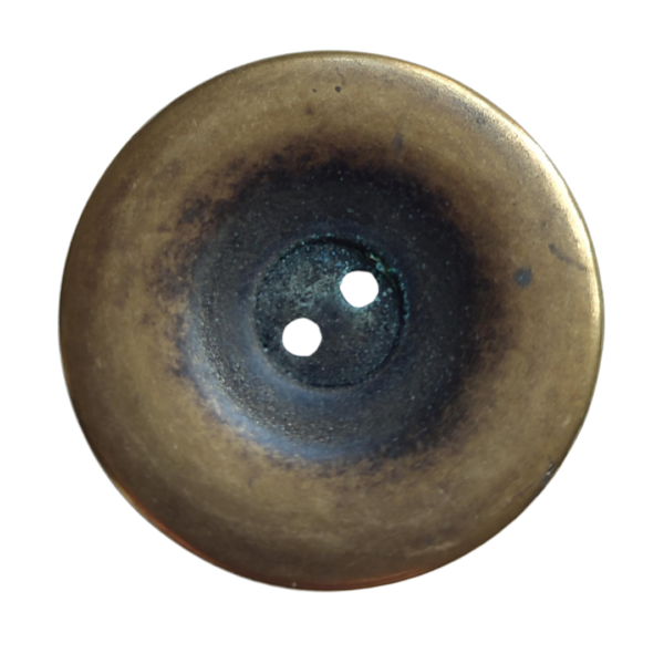 Brass Oversized 2 Hole Button – 34mm