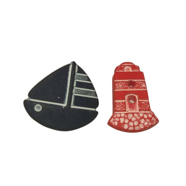 Aquatic Marine Life Buttons - Various Designs - Image 2