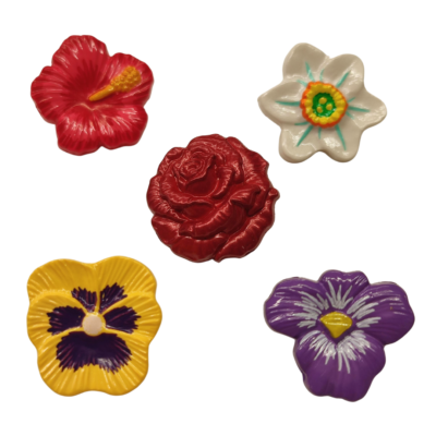 flower buttons