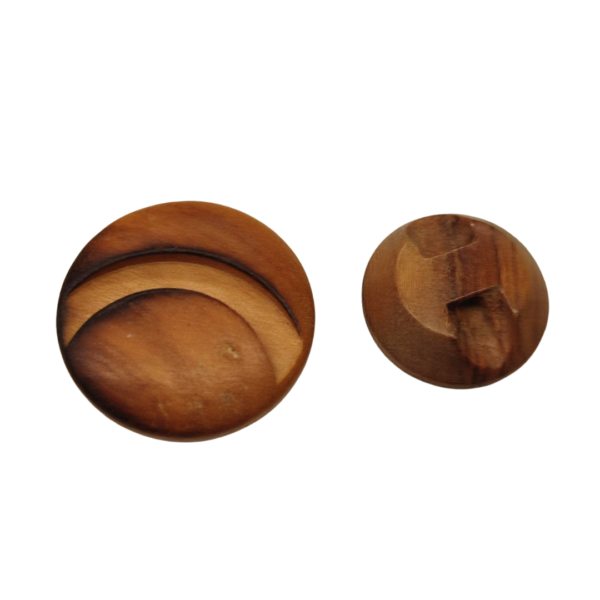 Curved Cut-out Wooden Buttons – Various Sizes