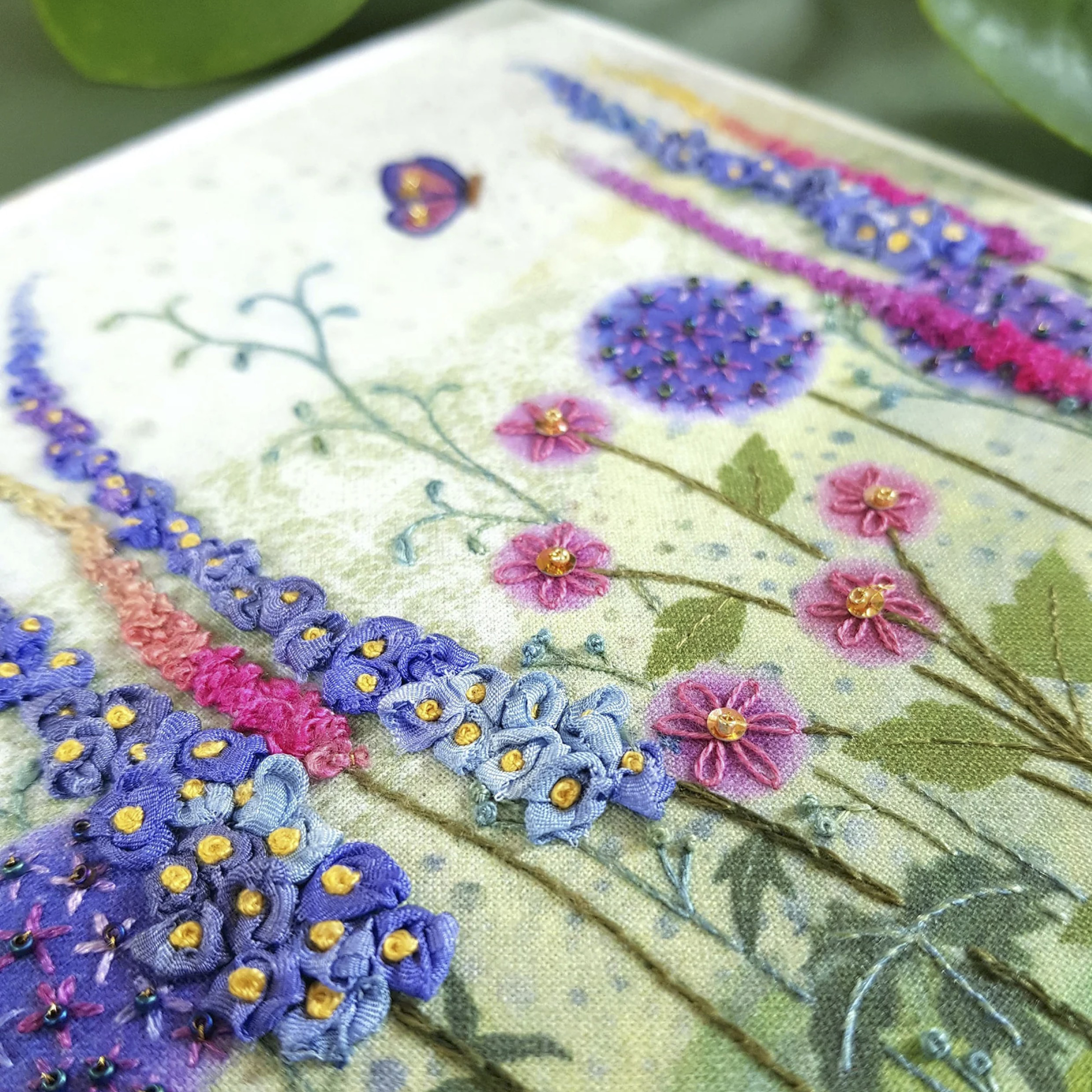 Embroidery Workshop - Beaks & Bobbins 'Cottage Garden' with Stephanie Palmer - Saturday 7 February 2026 (10am - 4pm) Ilkley - Image 2