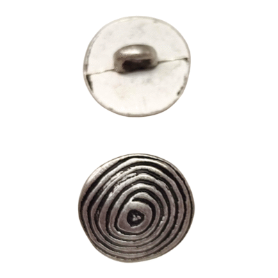metal swirl button