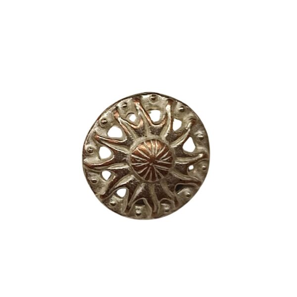 Silver Metal Shanked Buttons - 15mm - Various Styles - Image 2