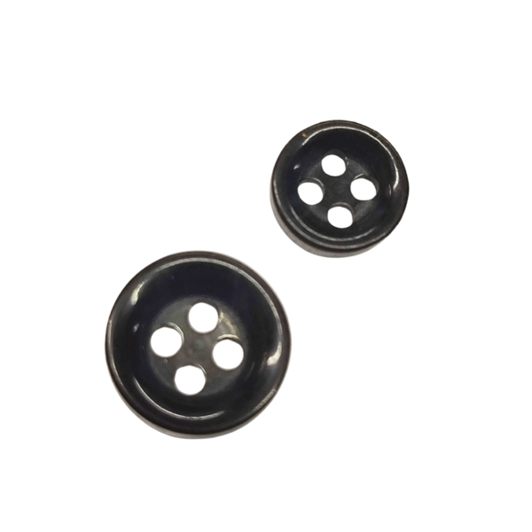 Dark grey 4 hole button