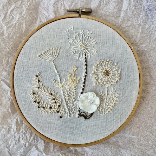 Embroidery Workshop - 'Encrusted Calico Garden' with Stephanie Palmer - Saturday 6 September 2025 (10am - 4pm) York