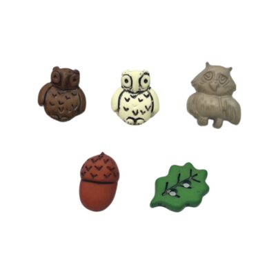 woodland buttons