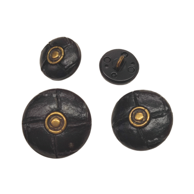 Textured shanked buttons