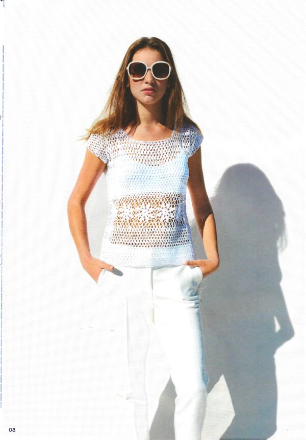 Crochet Pattern Book- White Eden - Anchor - Image 2