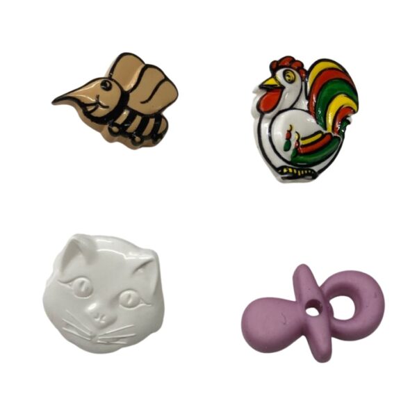 Novelty Buttons - Various Designs - Image 2