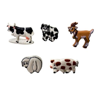 Farm Yard Animal Buttons - Various Designs