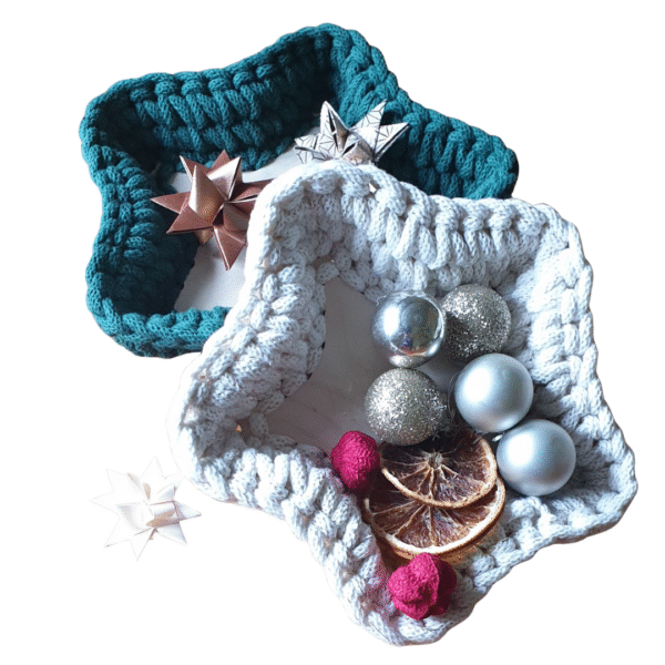 Festive Star Crochet Baskets (with Zero Experience) - Sunday 30 November 2025 (12-3pm) York