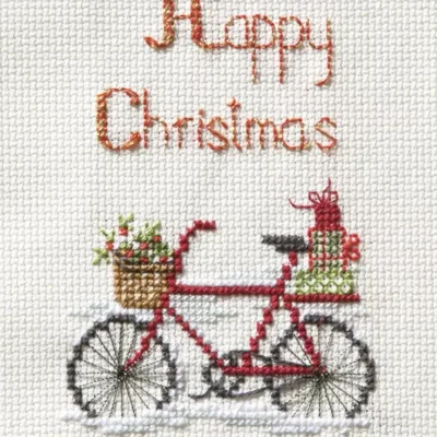 Christmas Delivery Christmas Card - Counted Cross Stitch - Bothy Threads