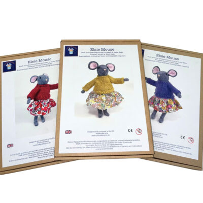 Elsie Mouse - Cotton Fairy - Sewing and Knitting Kit